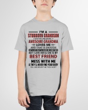 SHE IS MY BEST FRIEND - LOVELY GIFT FOR GRANDSON Youth T-Shirt garment-youth-tshirt-front-01