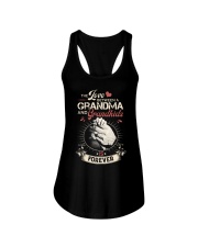 THE LOVE BETWEEN A GRANDMA AND GRANDKIDS IS FOREVER Ladies Flowy Tank tile