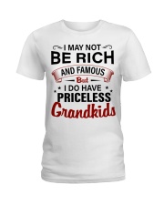 I MAY NOT BE RICH - PERFECT GIFT FOR GRANDMA Ladies T-Shirt tile