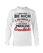I MAY NOT BE RICH - PERFECT GIFT FOR GRANDMA Long Sleeve Tee tile