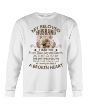 I MISS YOU - TO MY HUSBAND IN HEAVEN Crewneck Sweatshirt tile