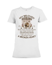 I MISS YOU - TO MY HUSBAND IN HEAVEN Premium Fit Ladies Tee tile