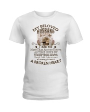 I MISS YOU - TO MY HUSBAND IN HEAVEN Ladies T-Shirt tile