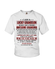 If You Mess With Me - Best Gift For Grandson Youth T-Shirt tile