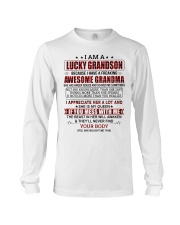 If You Mess With Me - Best Gift For Grandson Long Sleeve Tee tile