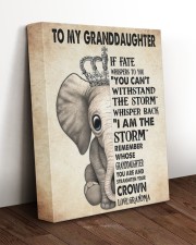 STRAIGHTEN YOUR CROWN - GIFT FOR GRANDDAUGHTER 11x14 Gallery Wrapped Canvas Prints aos-canvas-pgw-11x14-lifestyle-front-17