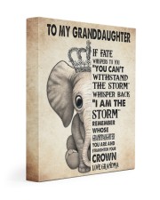 STRAIGHTEN YOUR CROWN - GIFT FOR GRANDDAUGHTER 11x14 Gallery Wrapped Canvas Prints front