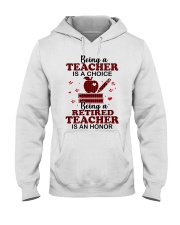 BEING RETIRED TEACHER - PERFECT GIFT FOR TEACHER Hooded Sweatshirt tile