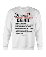 5 THINGS ABOUT MY BIBI Crewneck Sweatshirt tile