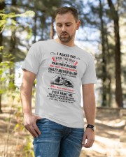 I ASKED GOD - BEST GIFT FOR SON-IN-LAW Classic T-Shirt apparel-classic-tshirt-lifestyle-front-49