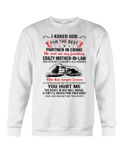 I ASKED GOD - BEST GIFT FOR SON-IN-LAW Crewneck Sweatshirt tile