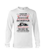 I ASKED GOD - BEST GIFT FOR SON-IN-LAW Long Sleeve Tee tile