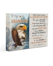I'm So Proud Of You - Best Gift For Grandson 14x11 Gallery Wrapped Canvas Prints front
