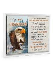 I'm So Proud Of You - Best Gift For Grandson Floating Framed Canvas Prints White tile