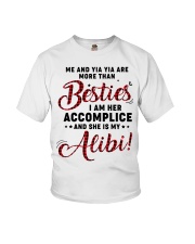 ME AND YIA YIA ARE MORE THAN BESTIES Youth T-Shirt front