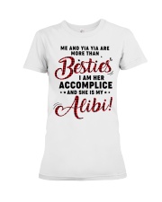 ME AND YIA YIA ARE MORE THAN BESTIES Premium Fit Ladies Tee tile