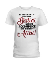ME AND YIA YIA ARE MORE THAN BESTIES Ladies T-Shirt tile