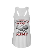 NEVER KNEW HOW MUCH LOVE MY HEART - MEME Ladies Flowy Tank tile