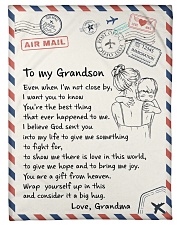YOU'RE THE BEST THING - GIFT FOR GRANDSON Small Fleece Blanket - 30" x 40" front