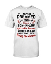 LIVING THE DREAM - LOVELY GIFT FOR SON-IN-LAW Premium Fit Mens Tee tile