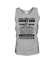 I AM A LUCKY SON - TO MOM FROM SON Unisex Tank tile