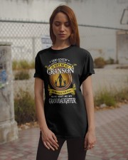 GOD WANTED ME TO BE HAPPY - BEST GIFT FOR GRANDMA Classic T-Shirt apparel-classic-tshirt-lifestyle-18