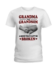 CAN'T BE BROKEN - GIFT FOR GRANDMA AND GRANDSON Ladies T-Shirt tile