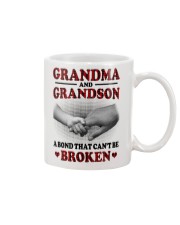 CAN'T BE BROKEN - GIFT FOR GRANDMA AND GRANDSON Mug tile