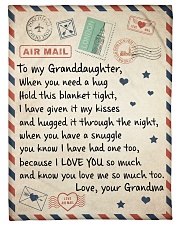 I LOVE YOU - GRANDMA TO GRANDDAUGHTER Small Fleece Blanket - 30" x 40" front
