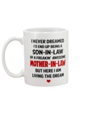 LIVING THE DREAM - LOVELY GIFT FOR SON-IN-LAW Mug back