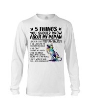 5 Things You Should Know About My Memaw - Best Gift For Grandkids Long Sleeve Tee tile