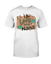 I LOVE BEING A NANA - PERFECT GIFT FOR NANA Premium Fit Mens Tee tile