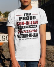 I'M A PROUD SON-IN-LAW Classic T-Shirt apparel-classic-tshirt-lifestyle-29