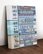 YOU MEAN TO ME - GREAT GIFT FOR GRANDDAUGHTER 11x14 Gallery Wrapped Canvas Prints aos-canvas-pgw-11x14-lifestyle-front-17