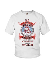 She Is My Alibi - Amazing Gift For Grandkids Youth T-Shirt tile