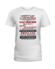 SHE IS MY WHOLE WORLD - GIFT FOR GRANDDAUGHTER Ladies T-Shirt tile