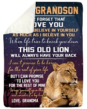 I BELIEVE IN YOU - FROM GRANDMA TO GRANDSON Sherpa Fleece Blanket tile