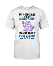 LIKED IT TOLD GRAMMY - GIFT FOR GRANDCHILDREN Classic T-Shirt tile