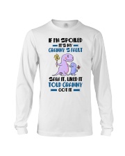 LIKED IT TOLD GRAMMY - GIFT FOR GRANDCHILDREN Long Sleeve Tee tile