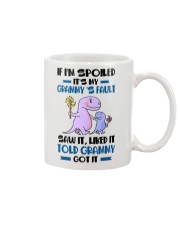 LIKED IT TOLD GRAMMY - GIFT FOR GRANDCHILDREN Mug tile