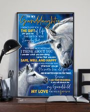 The Gift Of Life - Best Gift For Granddaughter 11x17 Poster lifestyle-poster-2