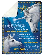 The Gift Of Life - Best Gift For Granddaughter Sherpa Fleece Blanket tile