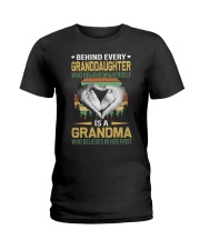 BELIEVES IN HERSELF - BEST GIFT FOR GRANDDAUGHTER Ladies T-Shirt tile