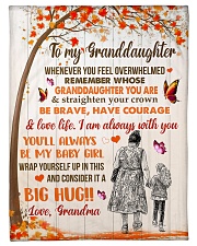 A BIG HUG - LOVELY MESSAGE GIFT FOR GRANDDDAUGHTER Small Fleece Blanket - 30" x 40" front