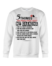 5 THINGS YOU SHOULD KNOW ABOUT MY GRANDMA Crewneck Sweatshirt tile