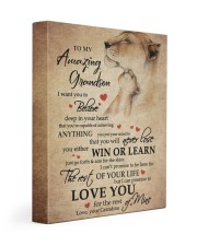 DEEP IN YOUR HEART - GRANDMA TO GRANDSON 11x14 Gallery Wrapped Canvas Prints front