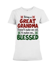 Being A Great Grandma- Perfect Gift For Grandma Premium Fit Ladies Tee tile
