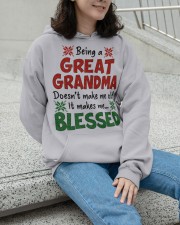 Being A Great Grandma- Perfect Gift For Grandma Hooded Sweatshirt apparel-hooded-sweatshirt-lifestyle-front-101