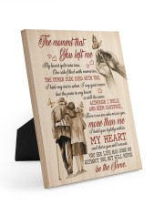 I HIDE MY TEARS WHEN I SAY YOUR NAME Easel-Back Gallery Wrapped Canvas tile