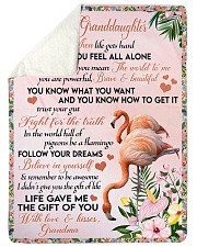 BELIEVE IN YOURSELF - BEST GIFT FOR GRANDDAUGHTER Sherpa Fleece Blanket tile